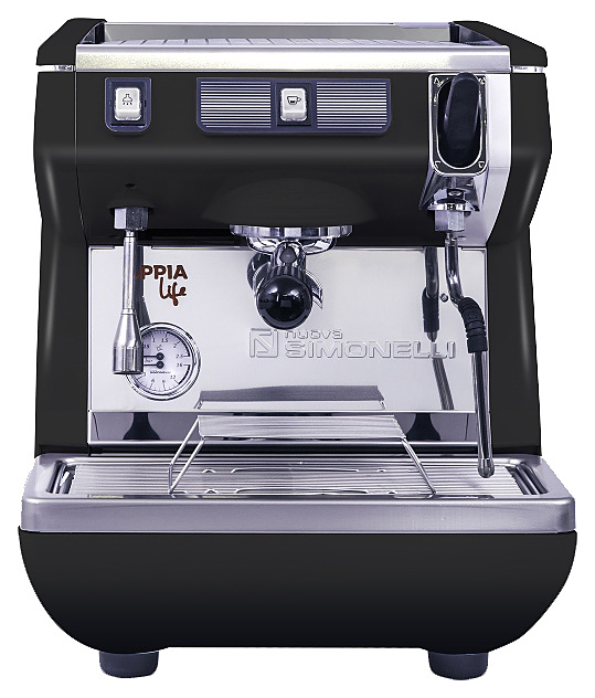 Кофемашина Nuova Simonelli Appia Life 1Gr S black высокая группа