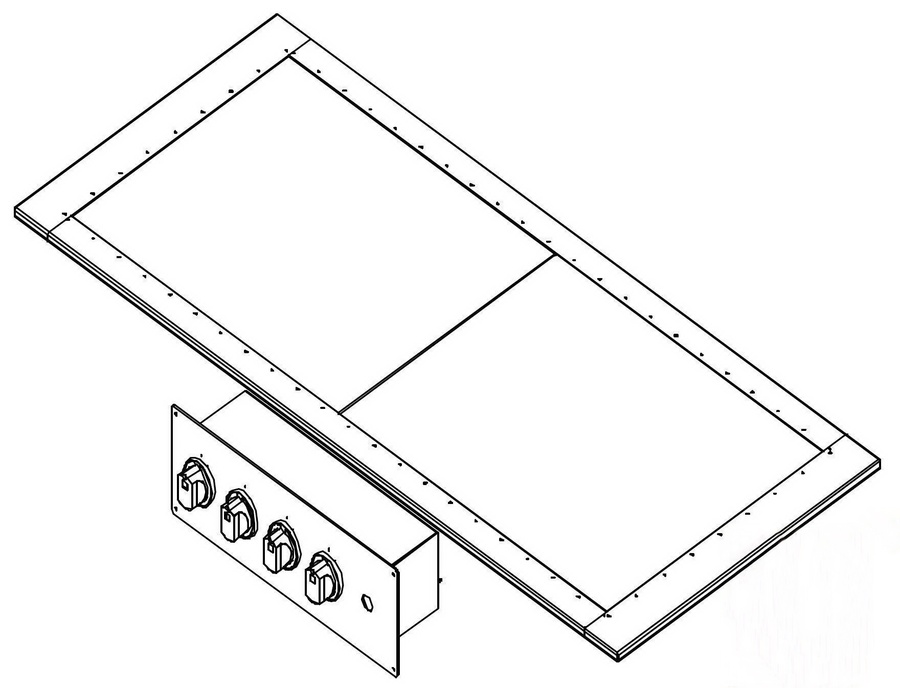 Плита электрическая Kovinastroj (Kogast) EAD-4C-DI