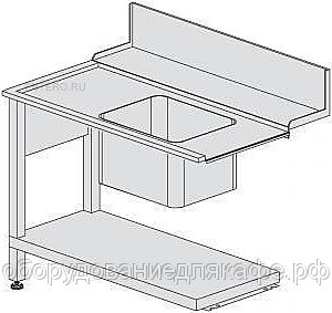 Стол для посудомоечной машины Kromo K5-SX левый