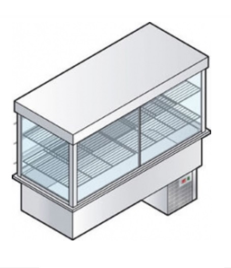 Витрина холодильная на охлаждаемой ванне EMAINOX IVTRV3