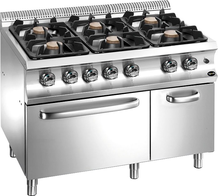 Плита газовая 700 серии Apach Chef Line GLRRG117FE