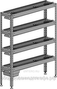 Стеллаж кухонный Марихолодмаш С-4Т-0,3/0,95/1,6