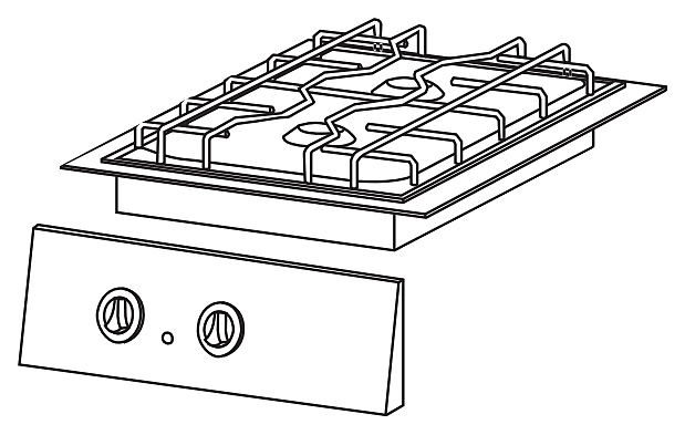 Плита газовая Ascobloc IGH 210