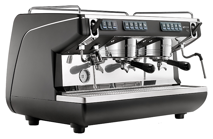 Кофемашина Nuova Simonelli Appia Life 2Gr V black высокие группы, экономайзер