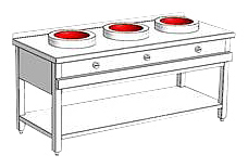 Плита индукционная WOK Heidebrenner ETK-I-W 732317