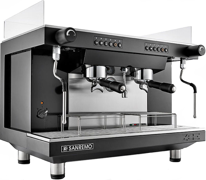 Кофемашина Sanremo Zoe SAP 2 гр. черная