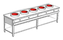 Плита индукционная WOK Heidebrenner ETK-I-W 761529